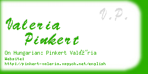 valeria pinkert business card